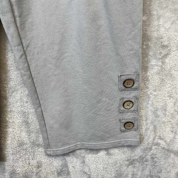Escape By Habitat Size Medium Terry Cropped Pants Pull On Pockets Cottage Cozy - Picture 4 of 8